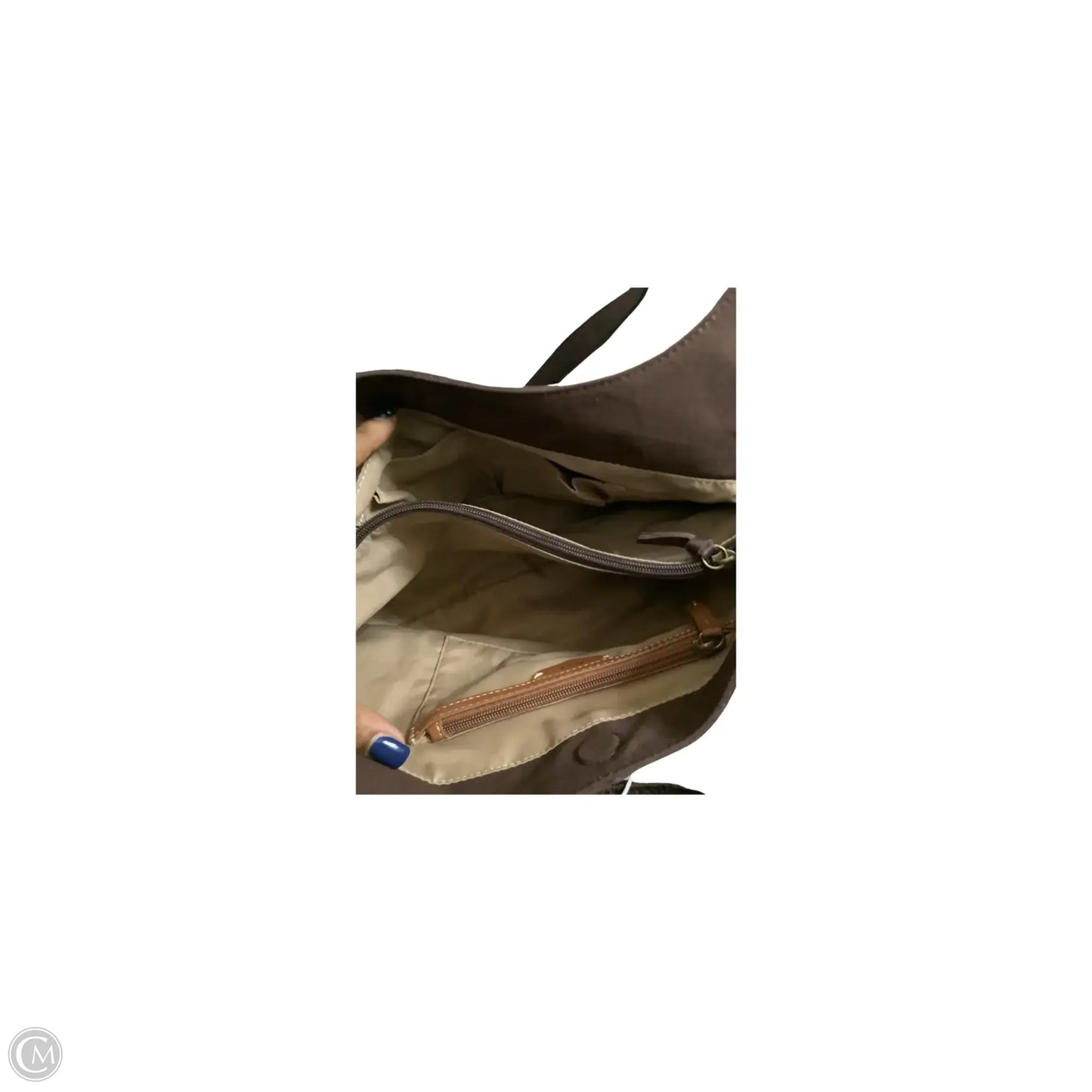 Handbag Leather By The Sak, Size: Large