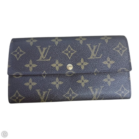 Wallet Luxury Designer By Louis Vuitton, Size: Large