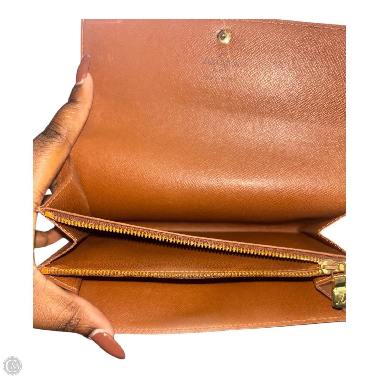 Wallet Luxury Designer By Louis Vuitton, Size: Large