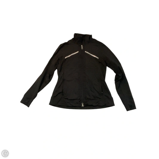 Athletic Jacket By Adidas In Black, Size: L