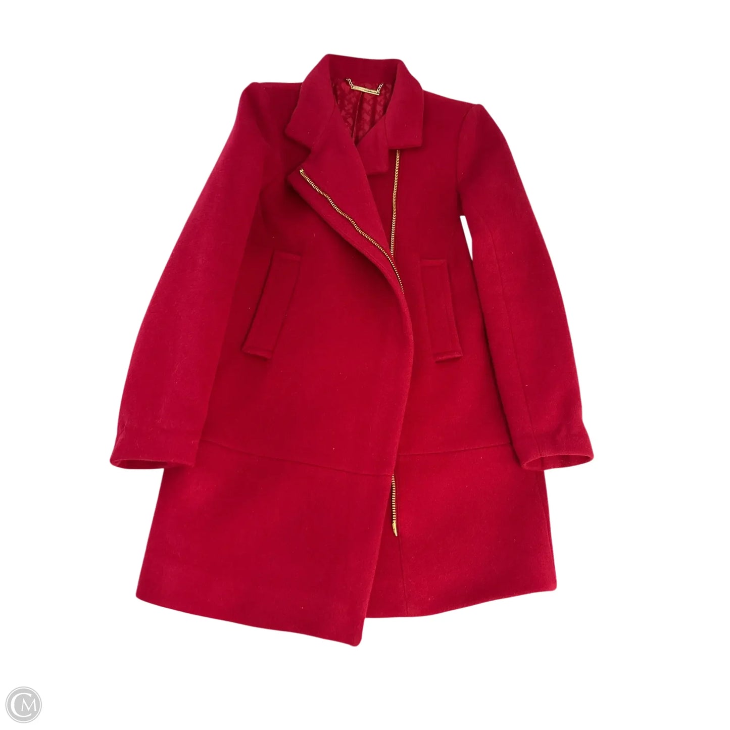 Coat Designer By Diane Von Furstenberg In Red, Size: 8
