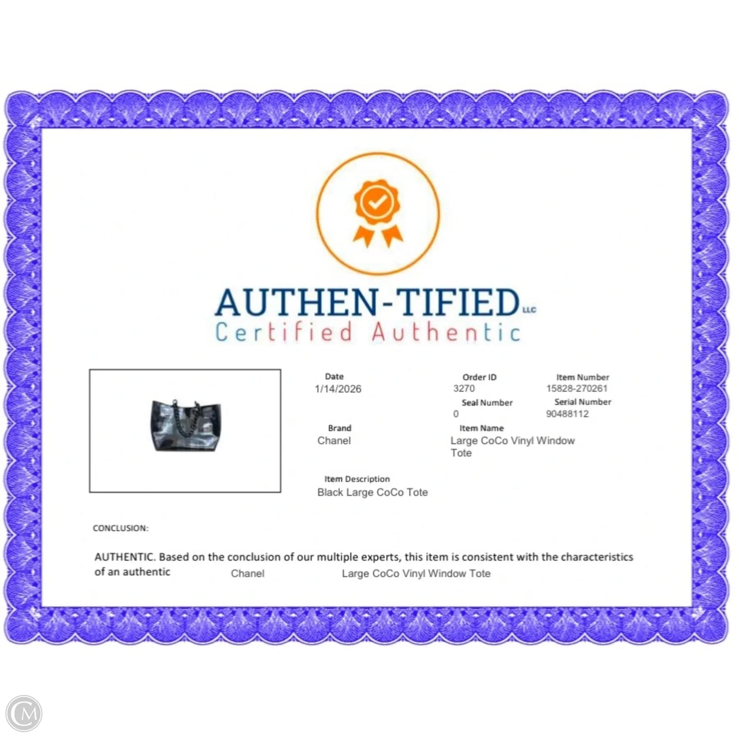 Handbag Luxury Designer By Chanel, Size: Large