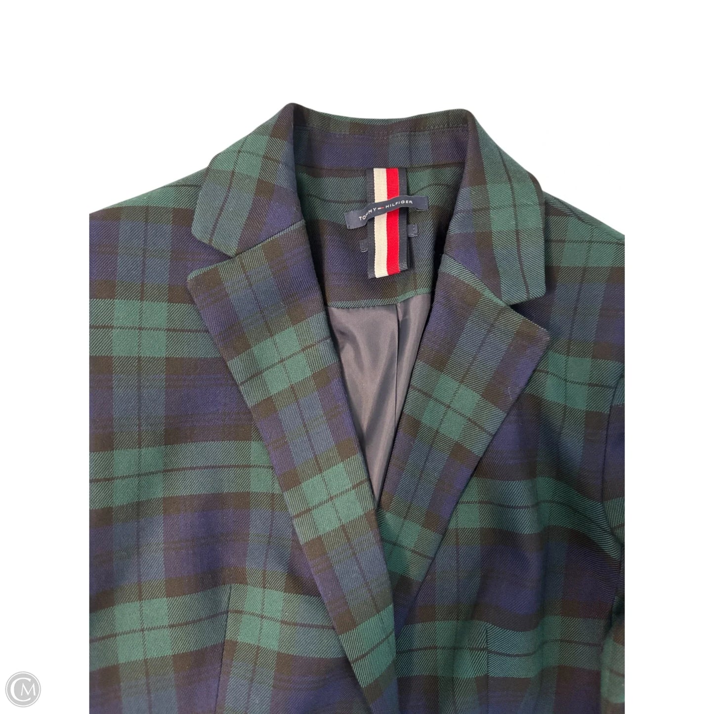 Blazer By Tommy Hilfiger In Blue & Green, Size: 4