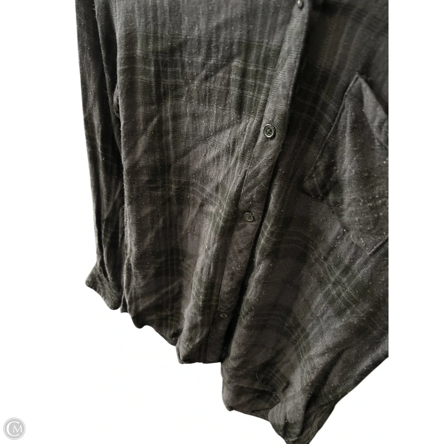 Top Long Sleeve Basic By Rails In Grey, Size: M