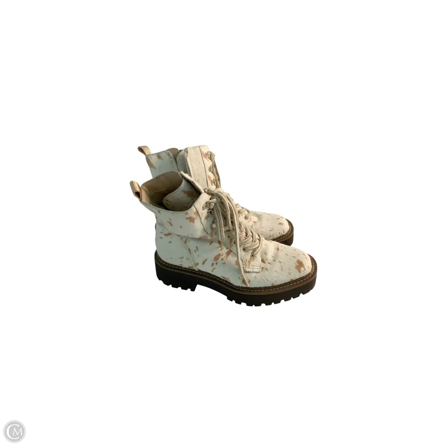 Boots Ankle Flats By Sam Edelman In Cream, Size: 7.5