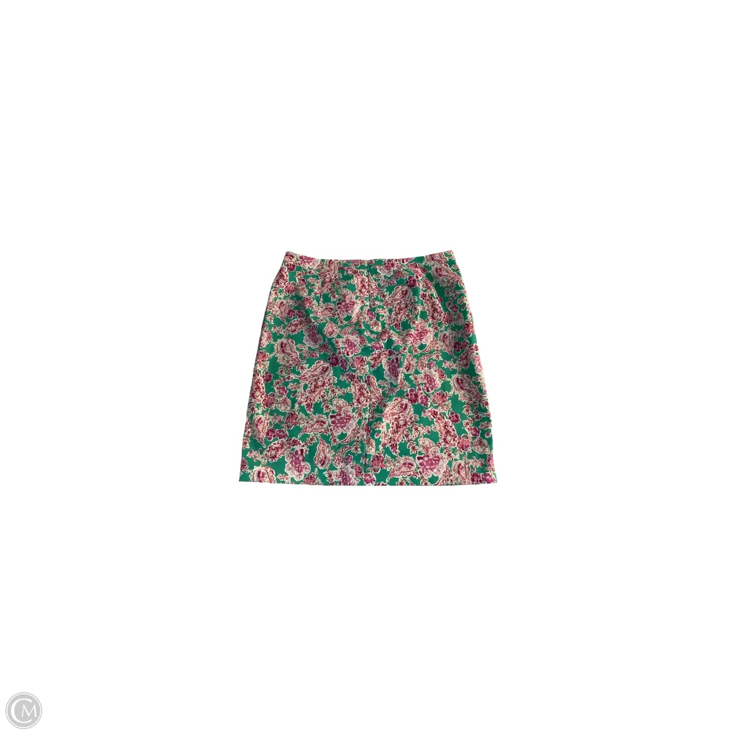 Skirt Midi By J. Crew In Green & Pink, Size: 16