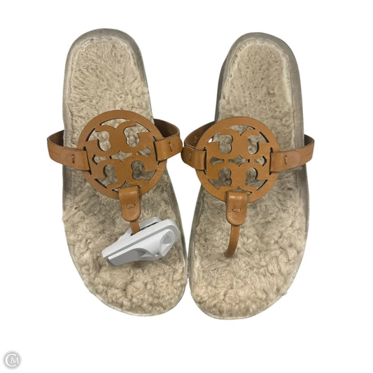 Sandals Designer By Tory Burch In Tan, Size: 9.5