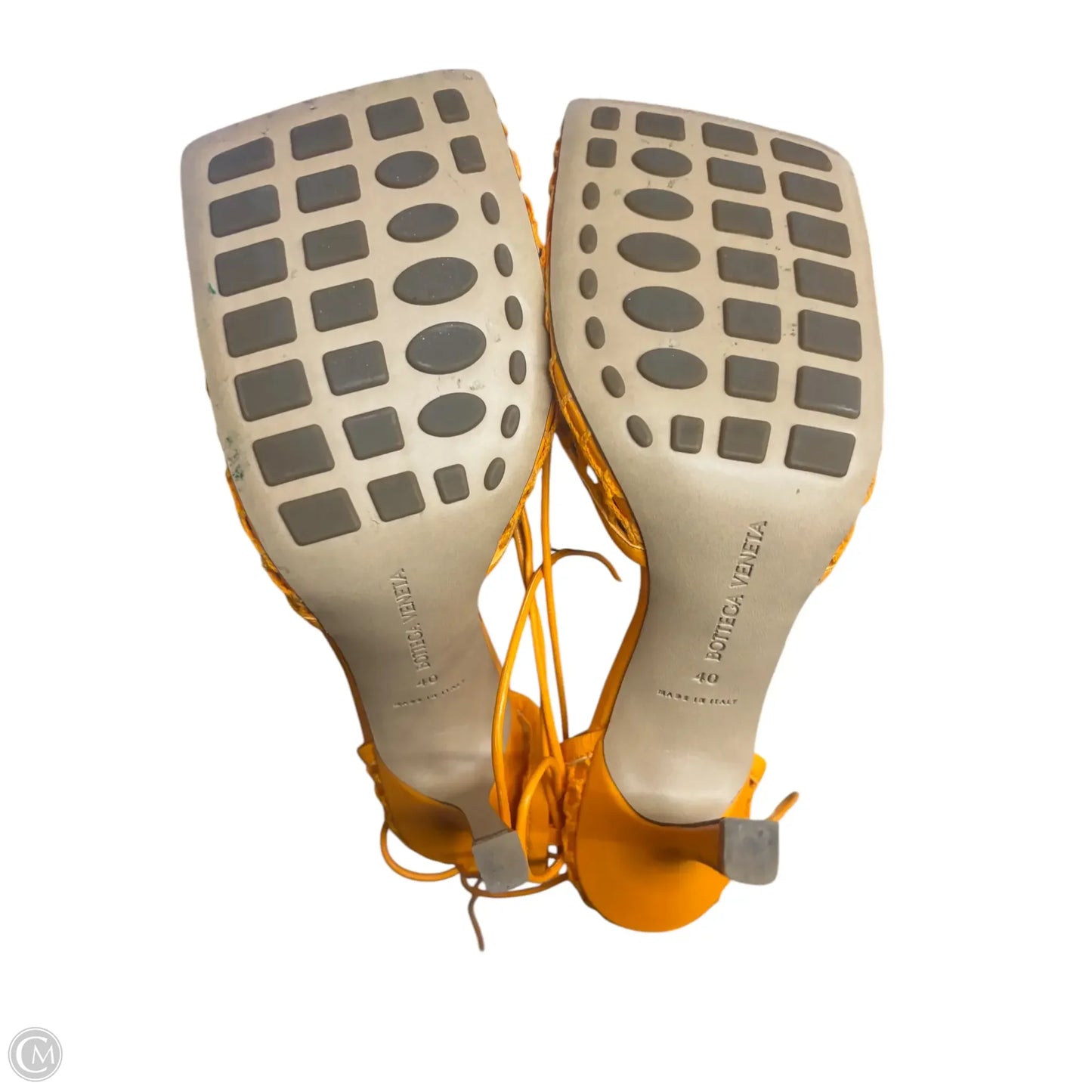 Sandals Luxury Designer By Bottega Veneta In Orange