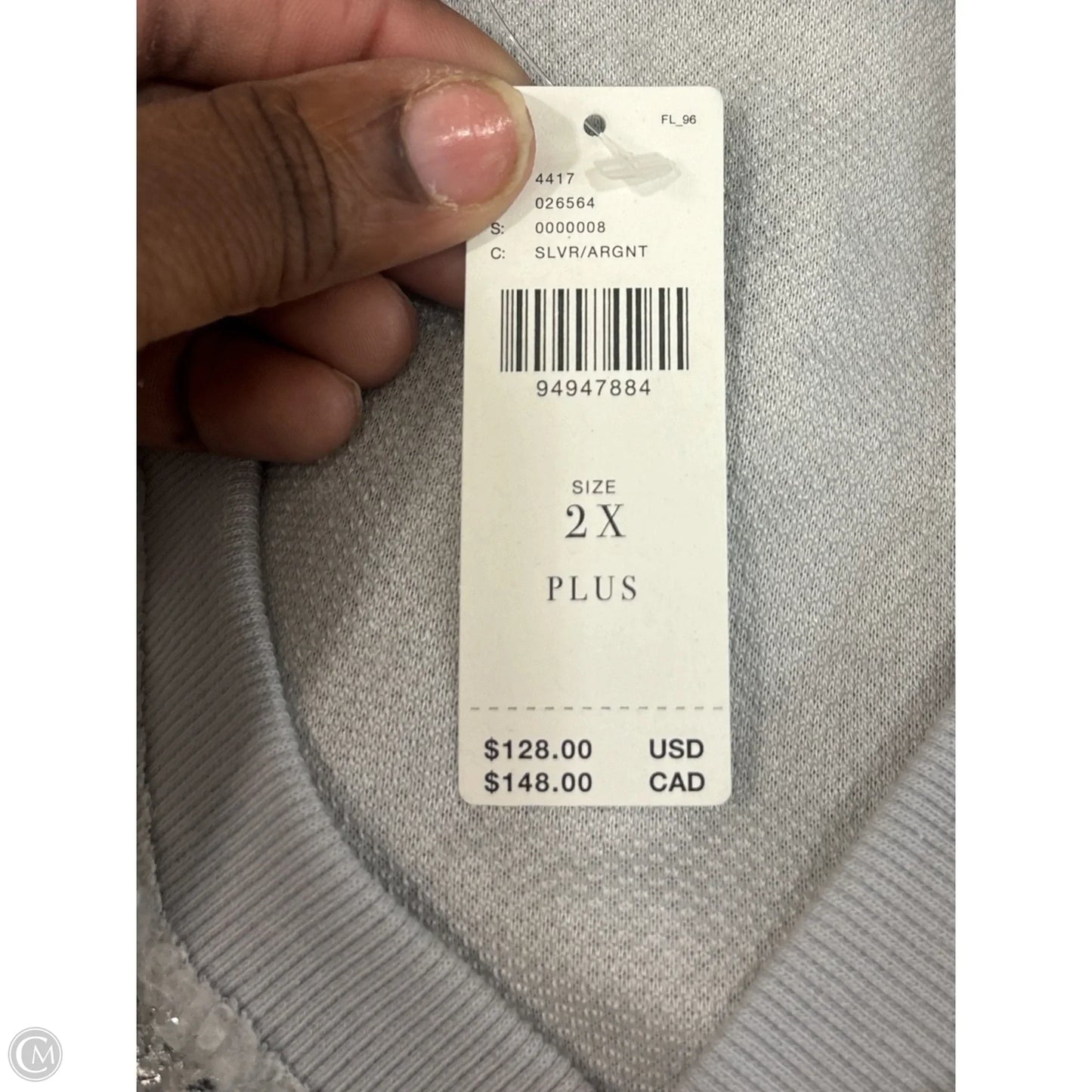 Top  By Pilcro In Grey, Size: 2x