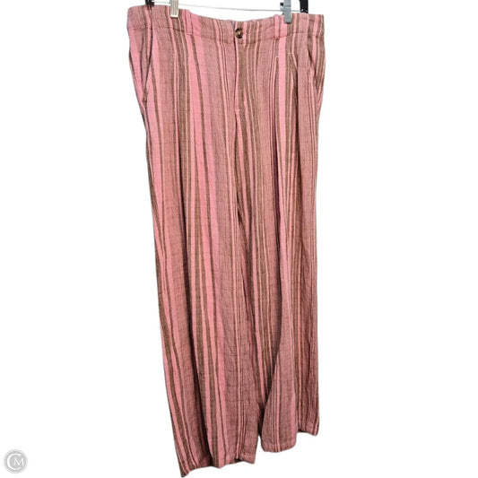 Pants Wide Leg By Urban Outfitters In Pink, Size: 10