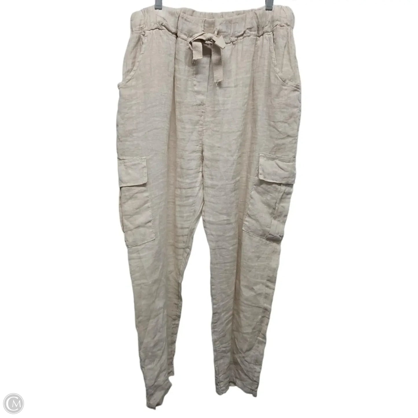 Pants Linen By Clothes Mentor In Tan, Size: M