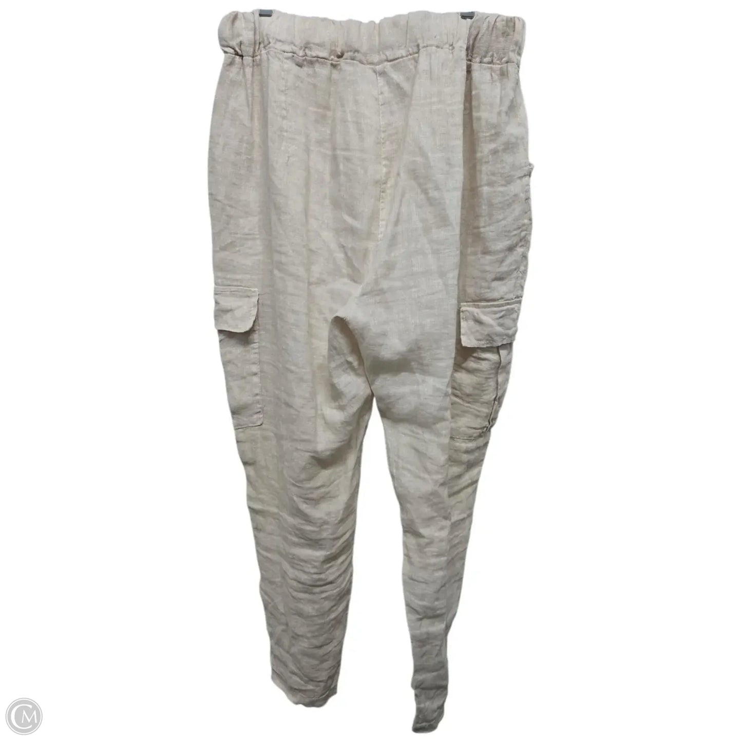 Pants Linen By Clothes Mentor In Tan, Size: M