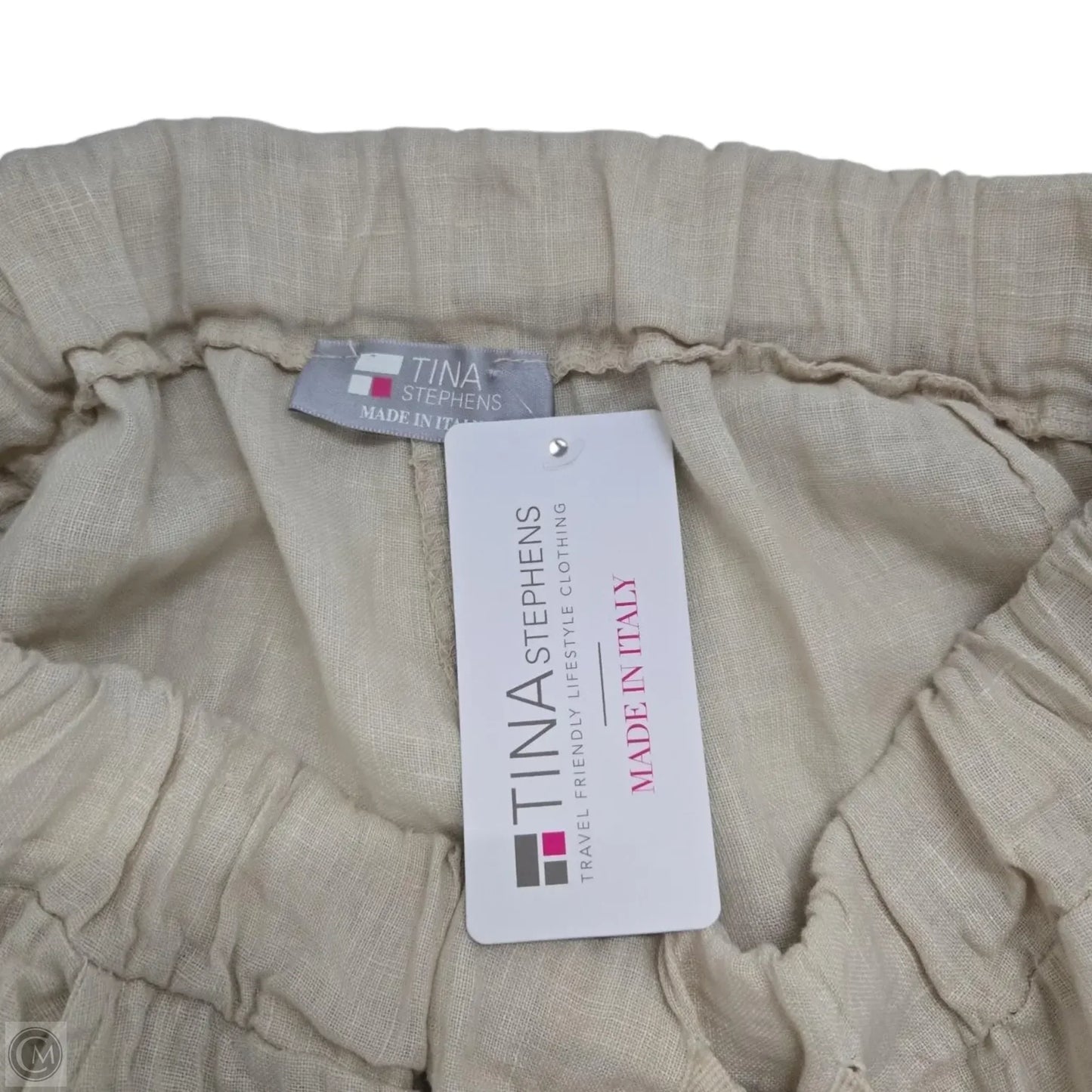 Pants Linen By Clothes Mentor In Tan, Size: M