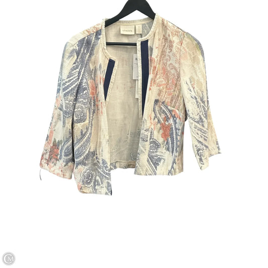 Blazer By Chicos In Multi-colored, Size: M