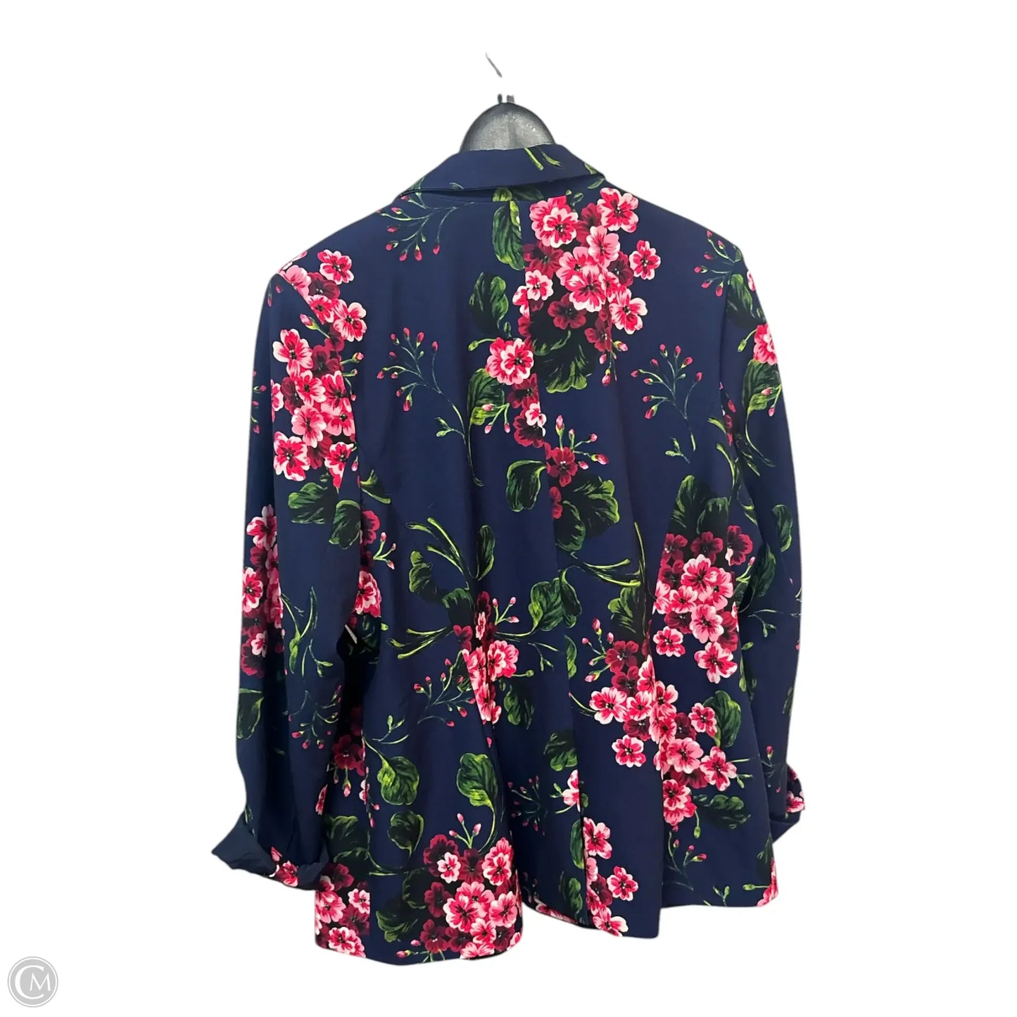 Blazer By Eloquii In Floral Print, Size: 18