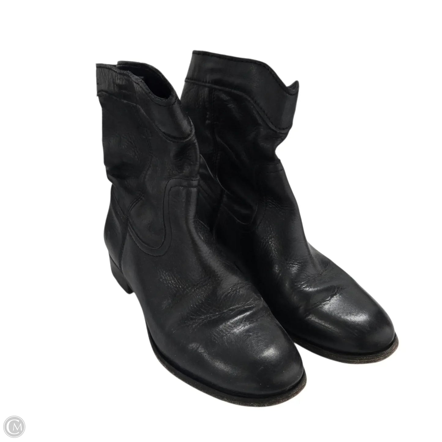 Boots Designer By Frye In Black, Size: 9
