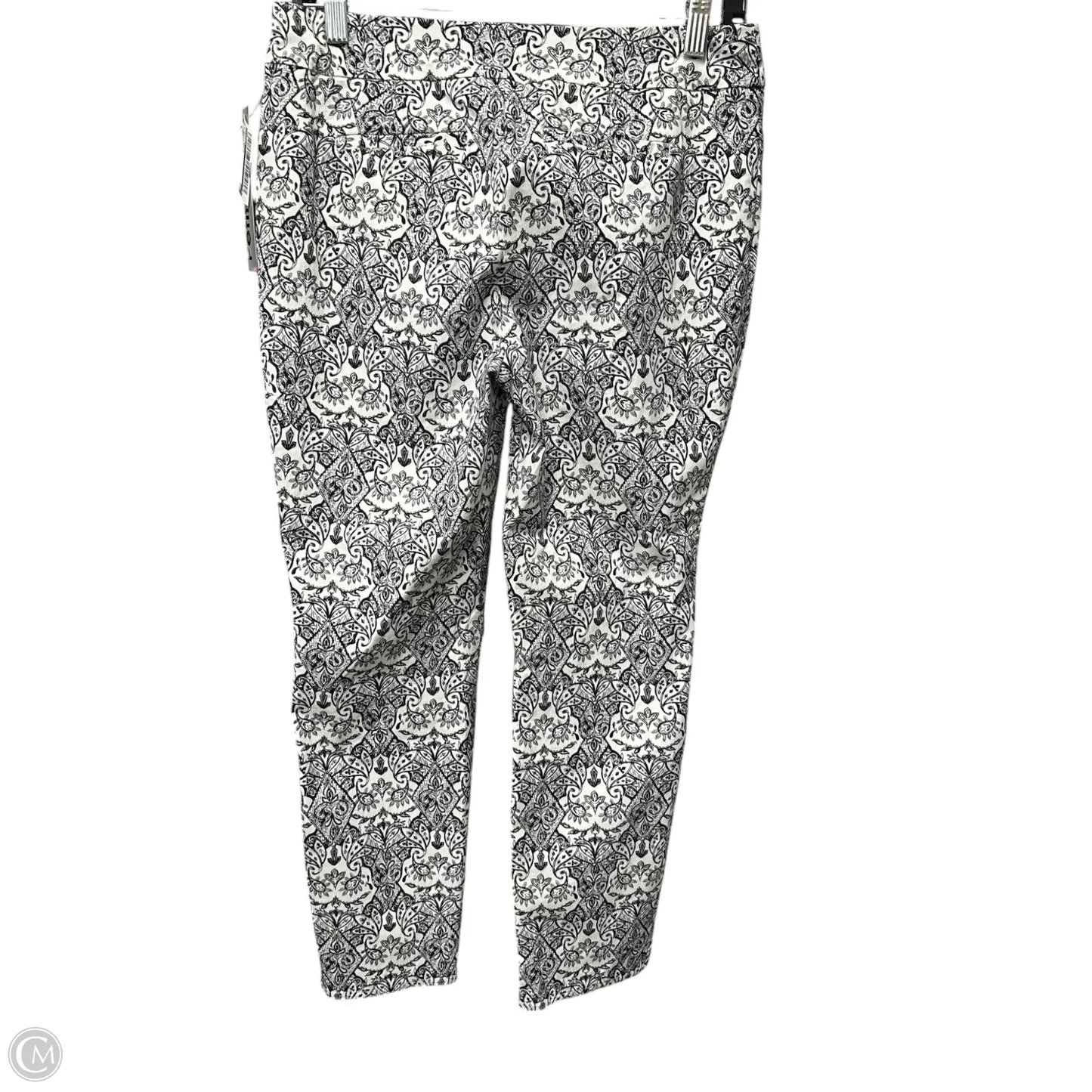 Pants Dress By Chicos In Black & White, Size: 4p