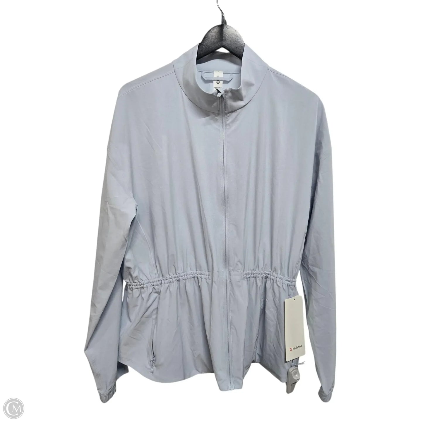Athletic Jacket By Lululemon In Blue, Size: Xl