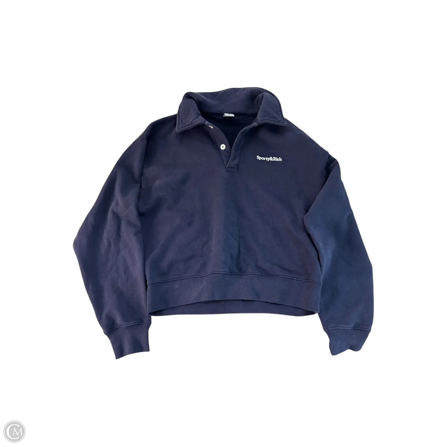 Top Long Sleeve Basic By Clothes Mentor In Blue, Size: S