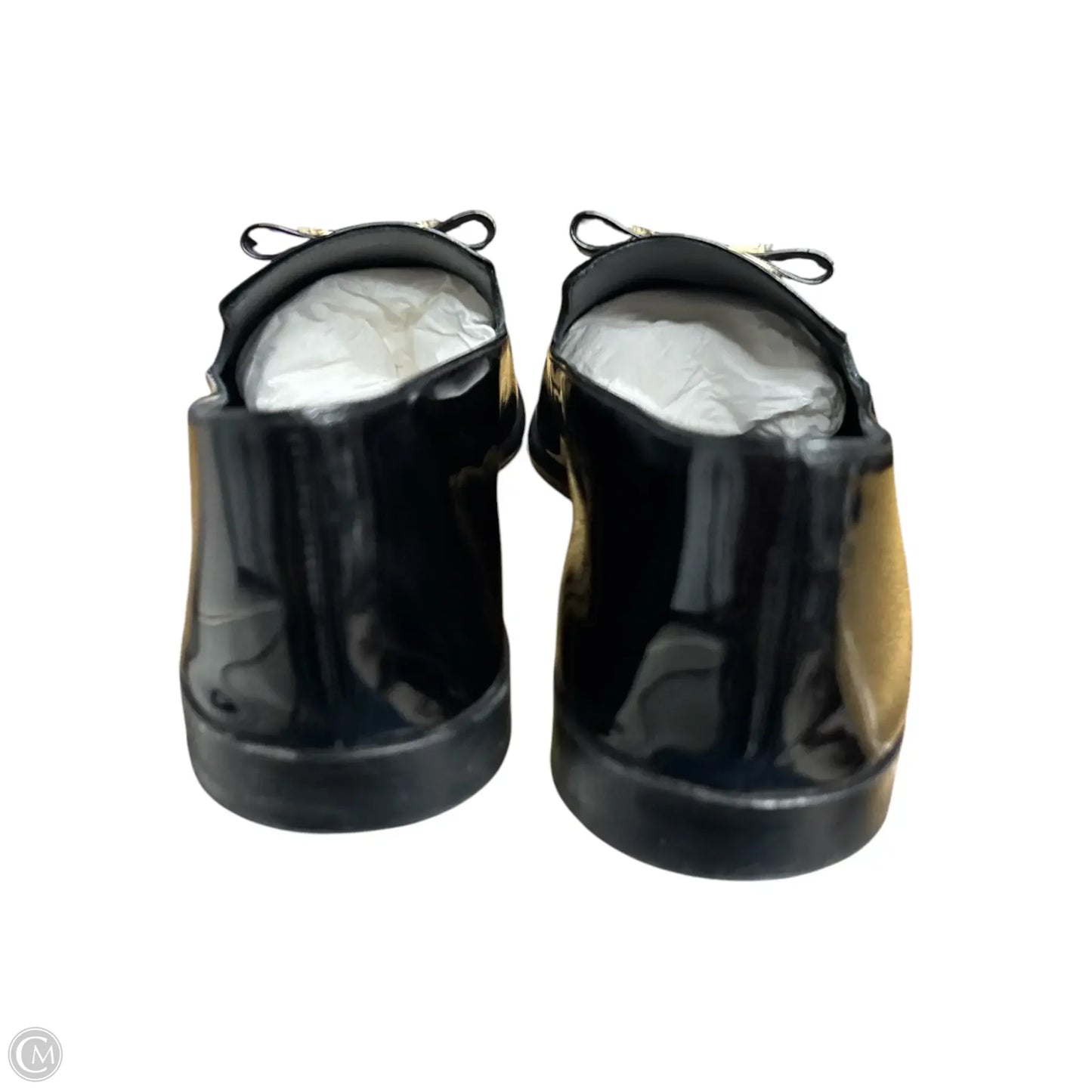 Shoes Luxury Designer By Ferragamo In Black, Size: 9