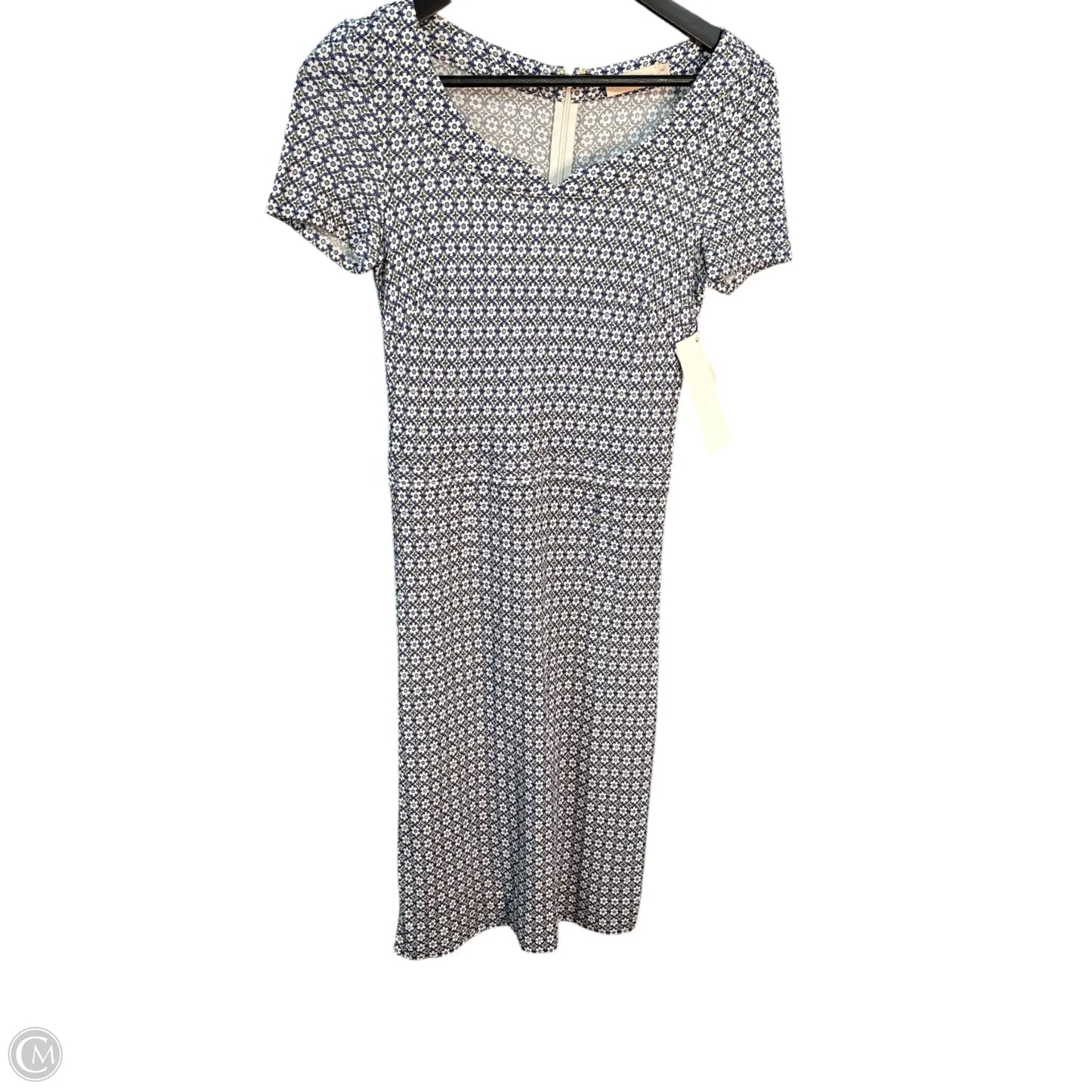 Dress Designer By Tory Burch In Blue & Yellow, Size: Xs