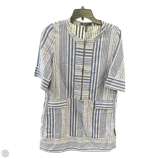 Dress Casual Midi By Bcbgmaxazria In Blue, Size: M
