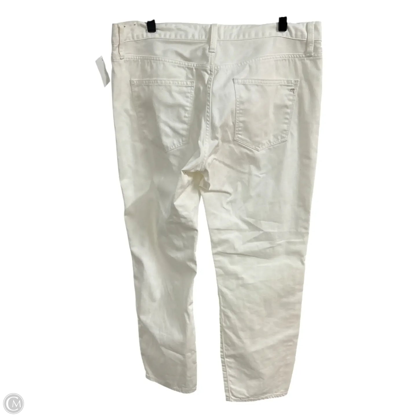 Jeans Straight By Madewell In White, Size: 14