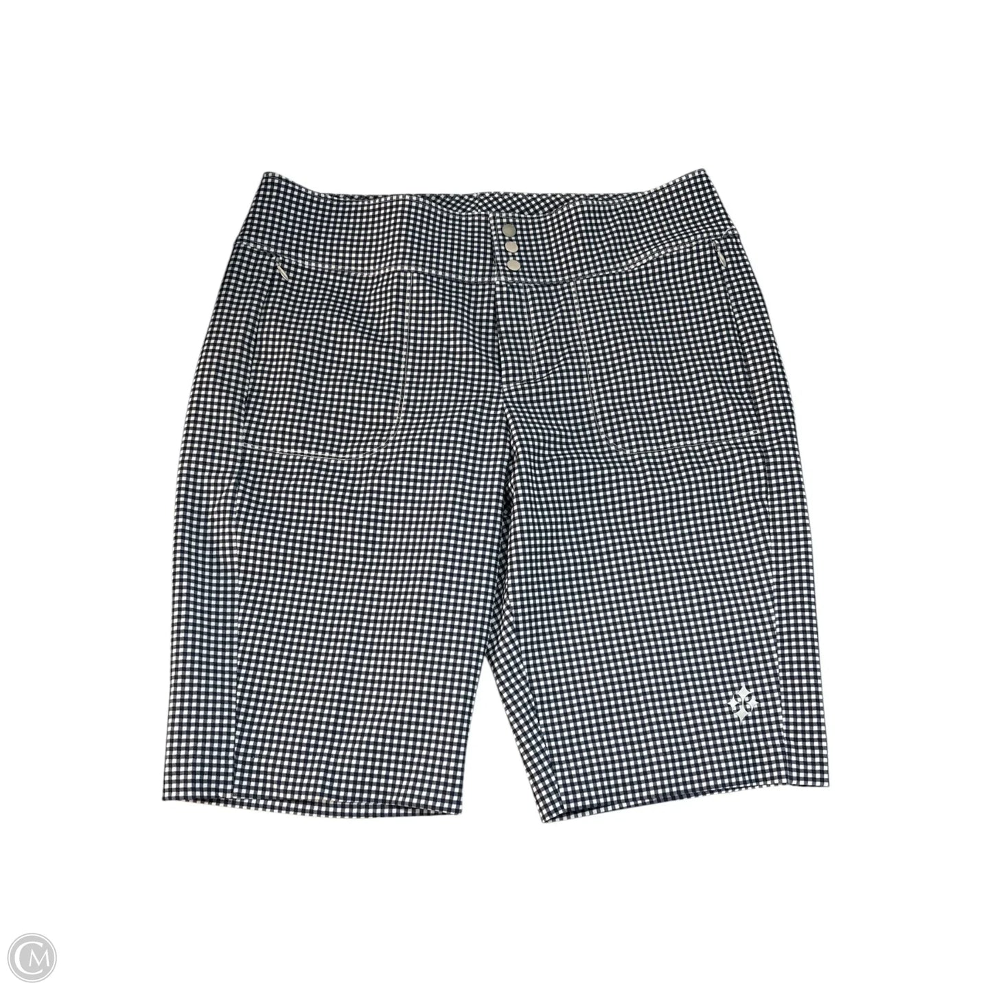 Athletic Shorts By Jofit In Blue & White, Size: 8