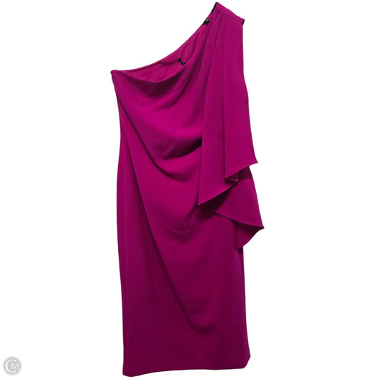Dress Casual Midi By Badgley Mischka In Pink, Size: 10