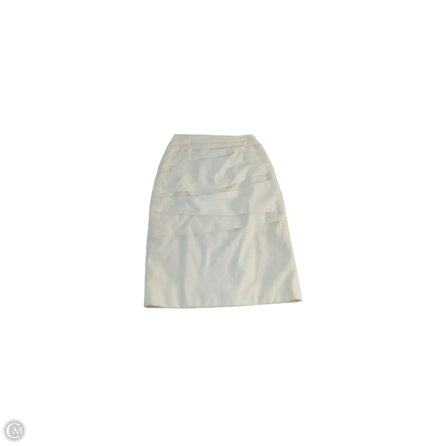Skirt Designer By Escada In Cream, Size: S