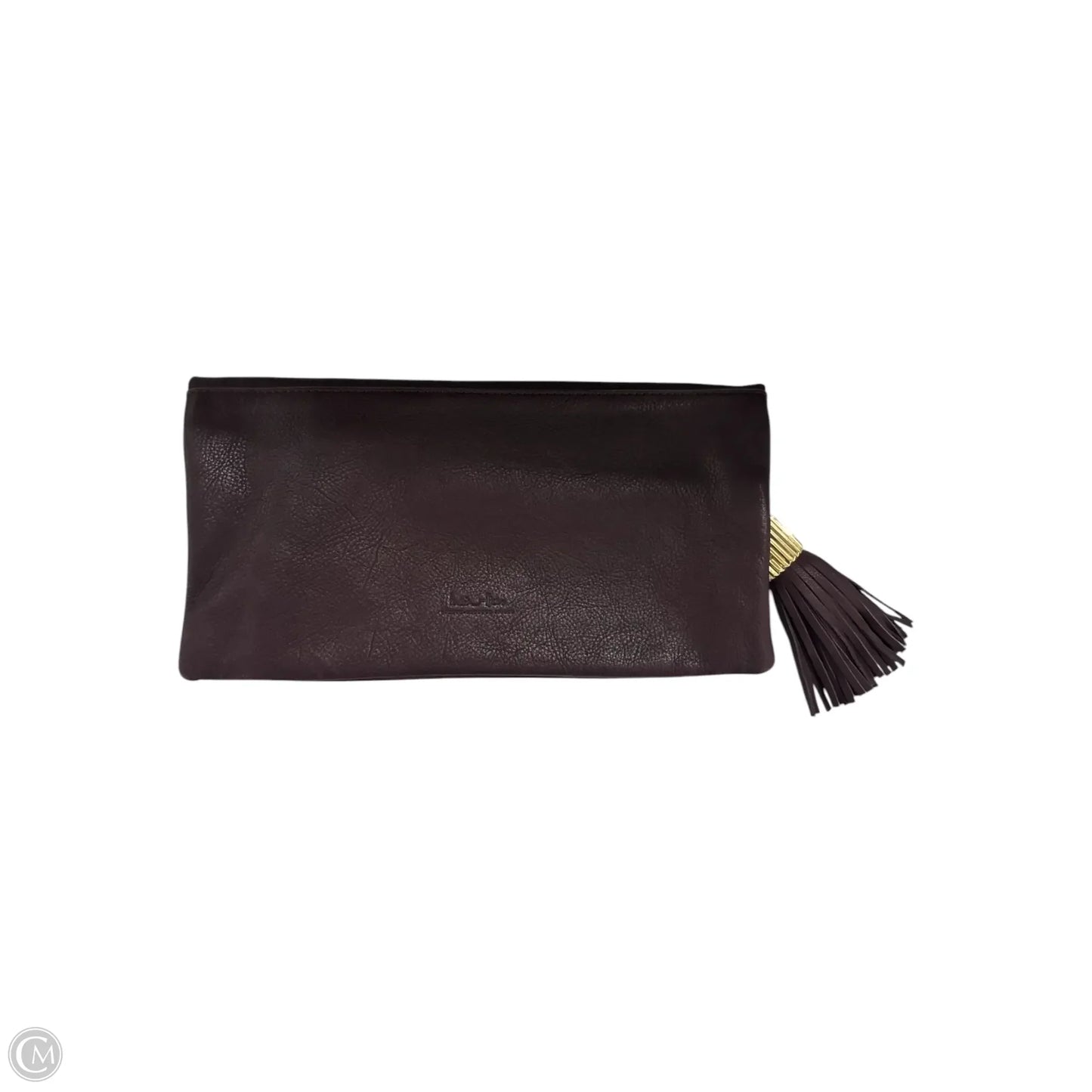 Clutch Leather By Clothes Mentor, Size: Large