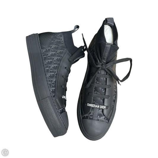 Shoes Luxury Designer By Dior In Black, Size: