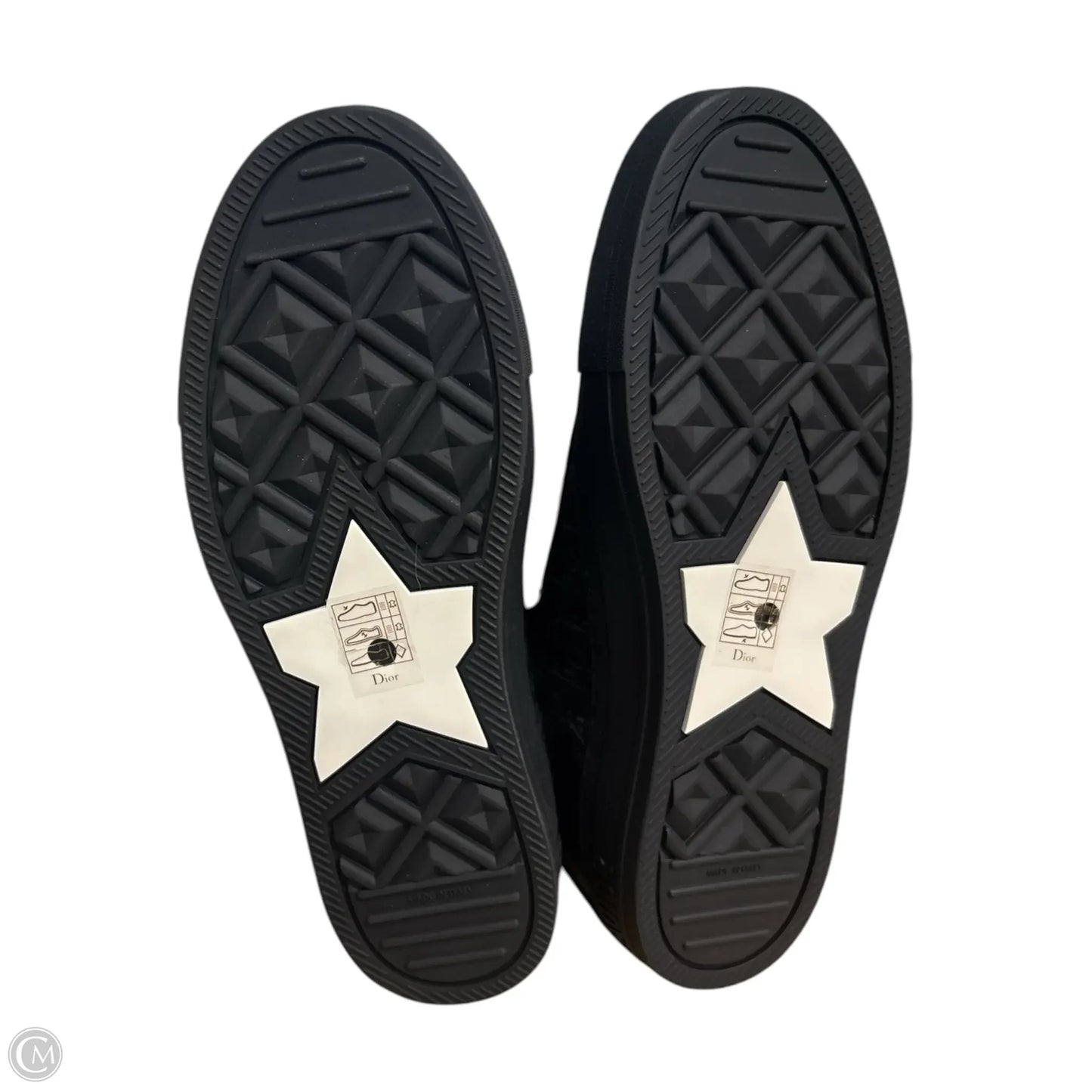 Shoes Luxury Designer By Dior In Black, Size: