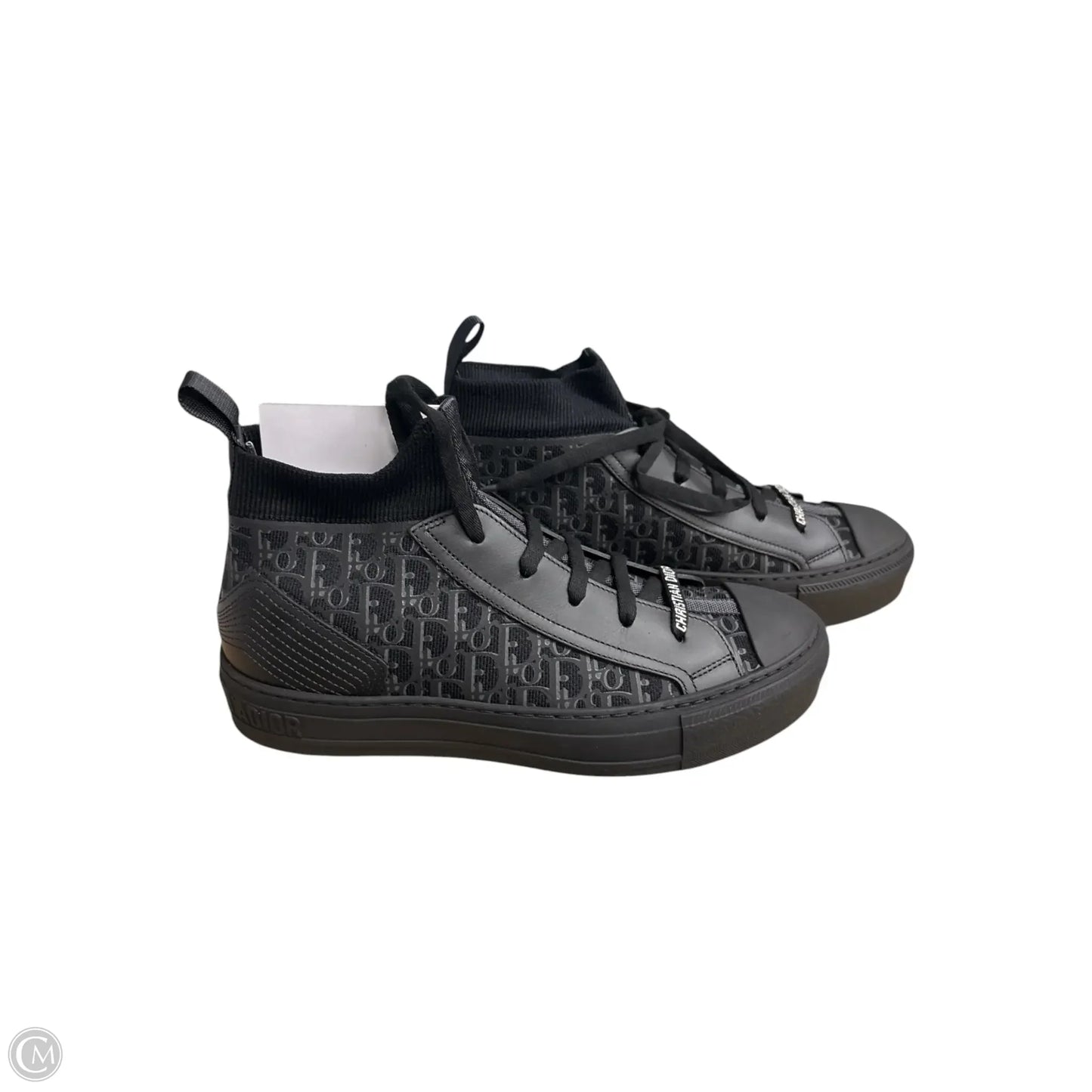 Shoes Luxury Designer By Dior In Black, Size: