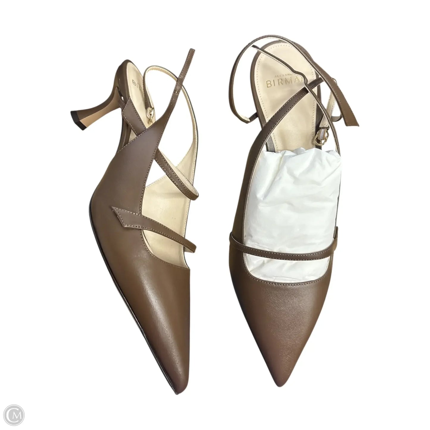 Shoes Heels Kitten By Clothes Mentor In Brown