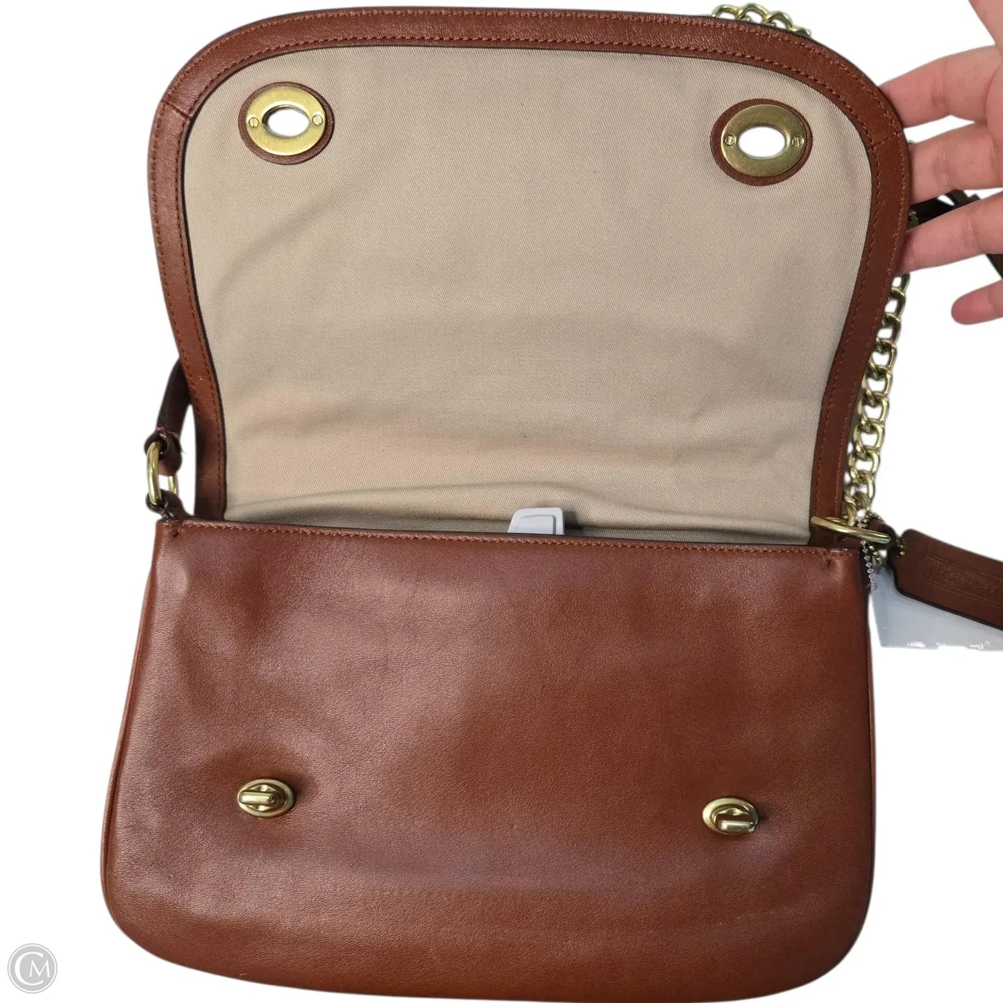 Handbag Designer By Coach, Size: Medium