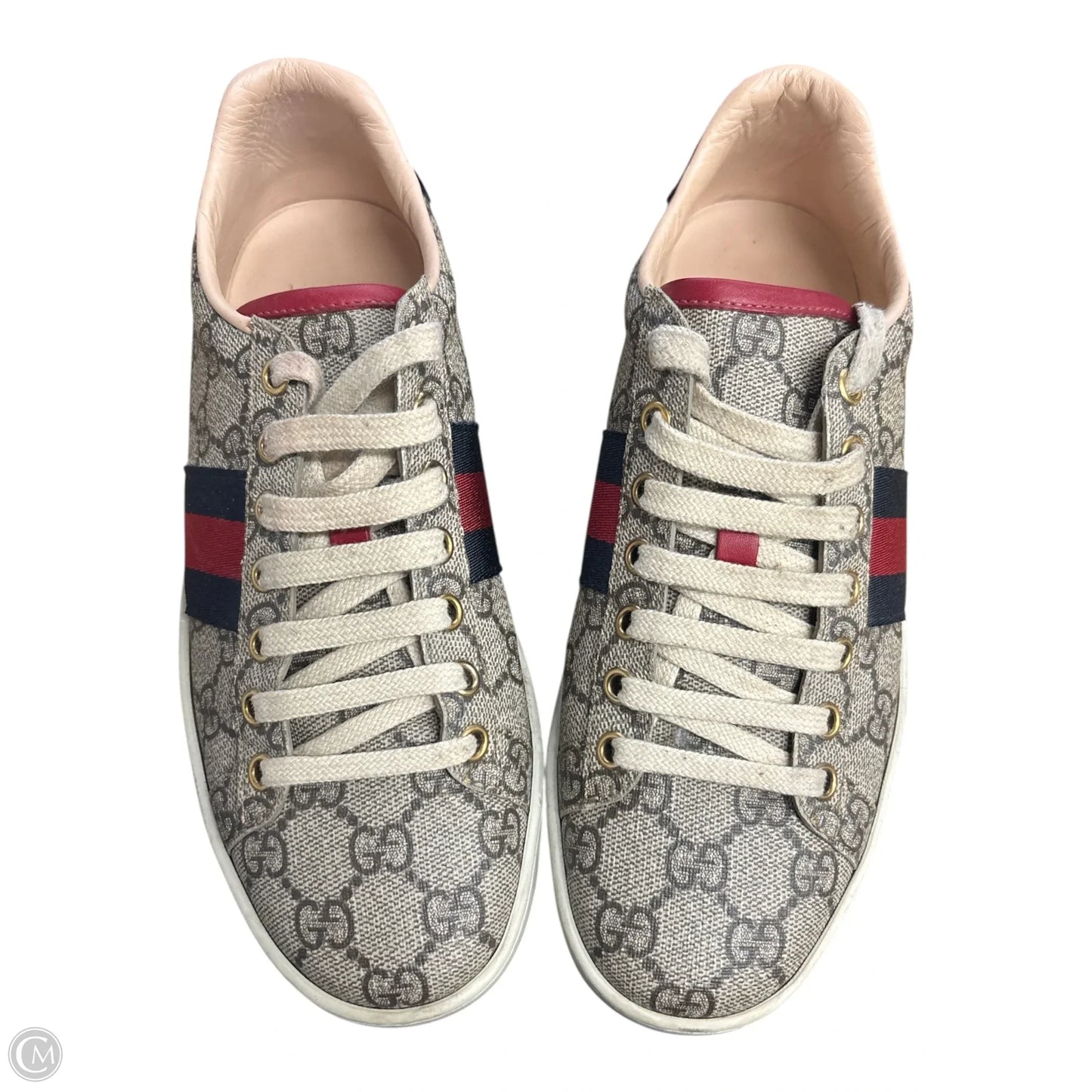 Shoes Luxury Designer By Gucci In Tan, Size:37