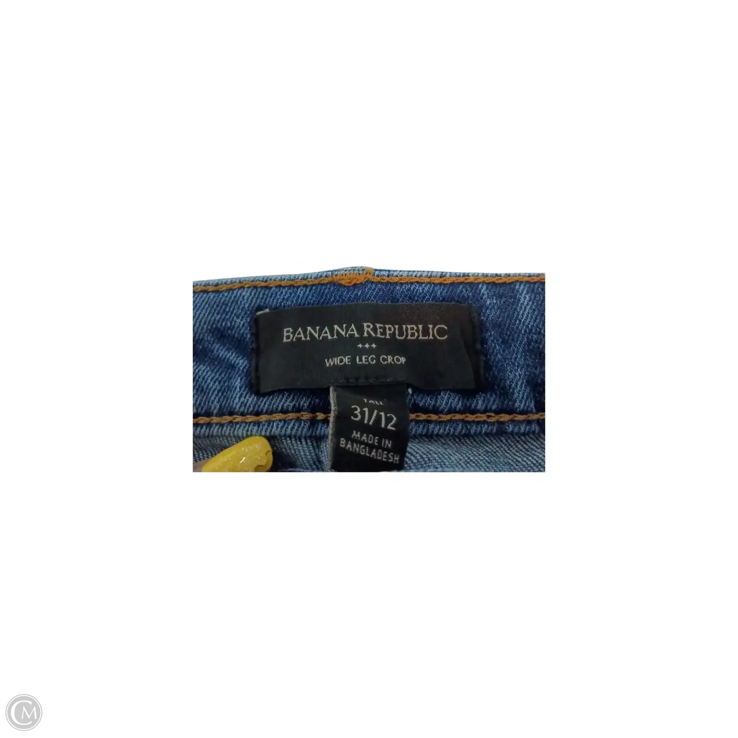 Jeans Wide Leg By Banana Republic In Blue, Size: 12