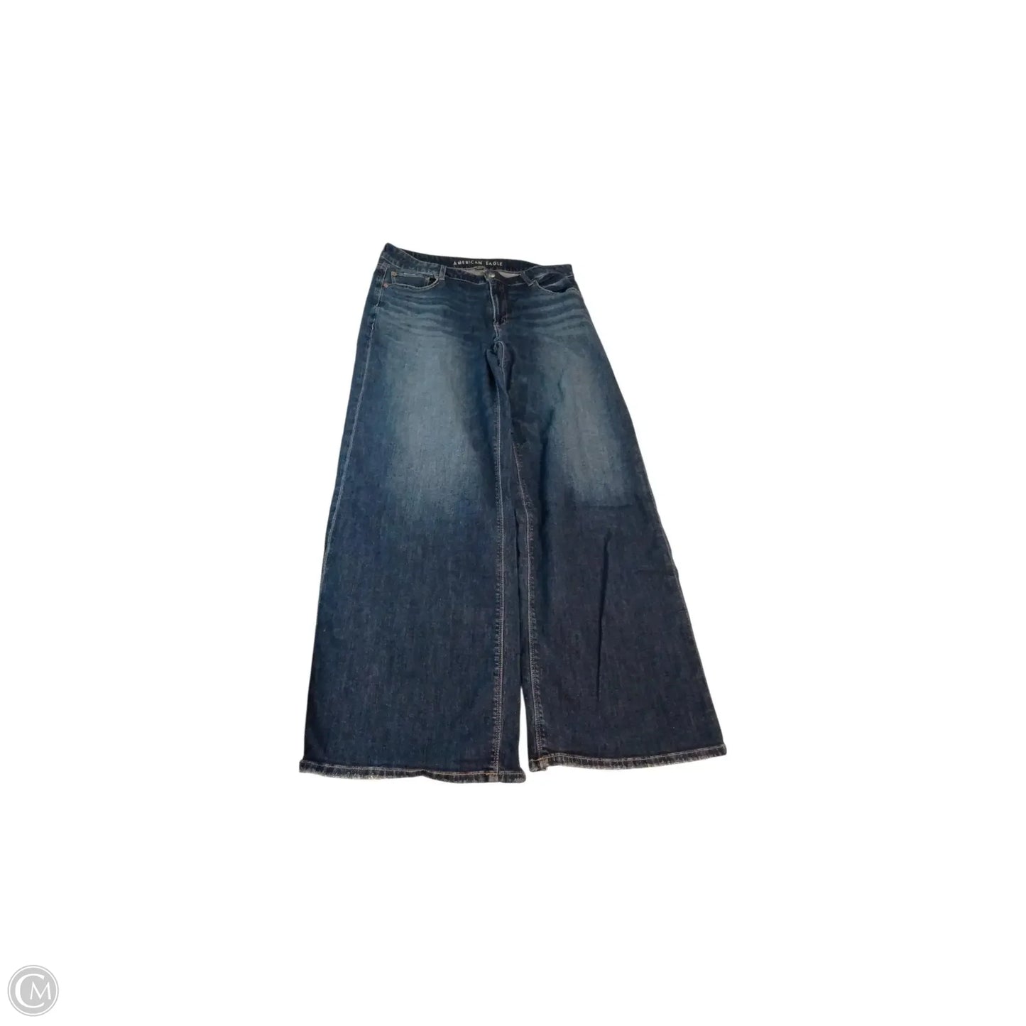 Jeans Straight By American Eagle In Blue, Size: 14l