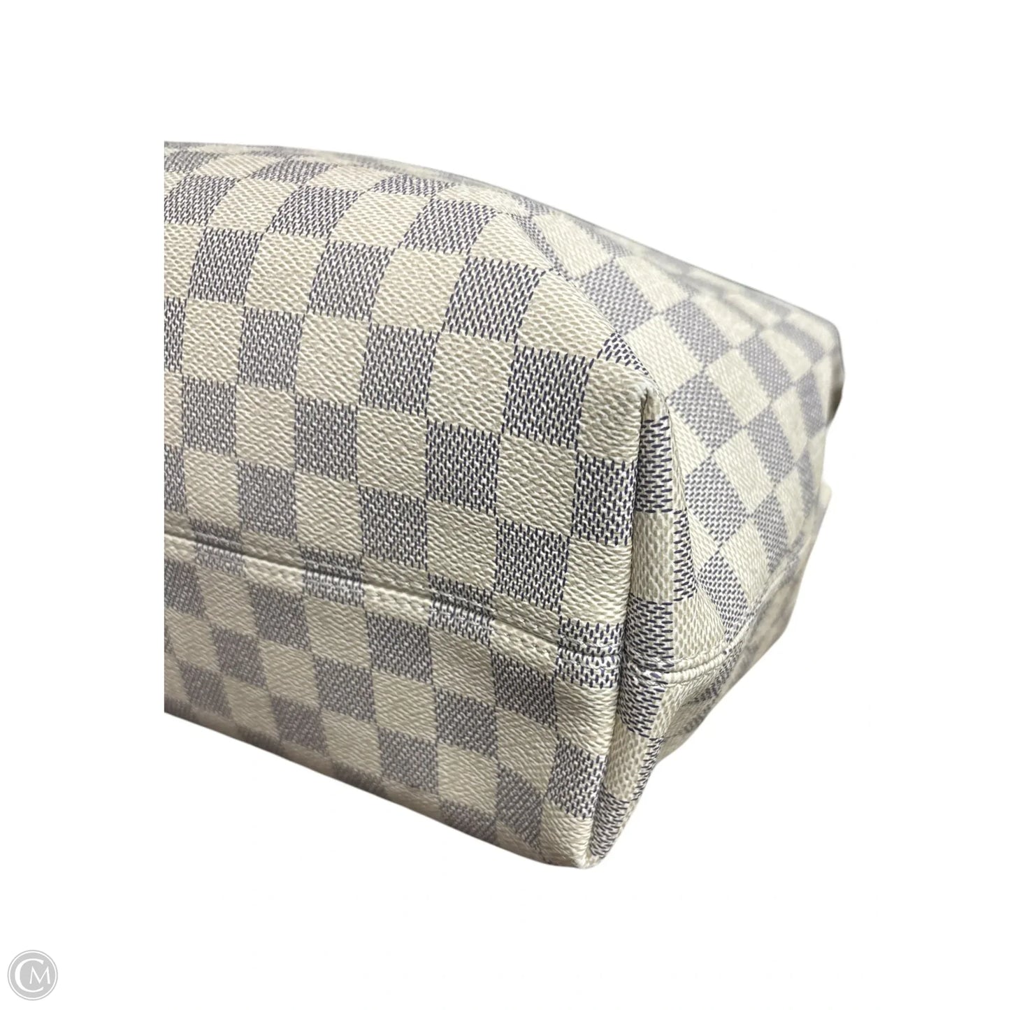 Handbag Luxury Designer By Louis Vuitton, Size: Medium Damier Azur Graceful PM Rose Ballerine