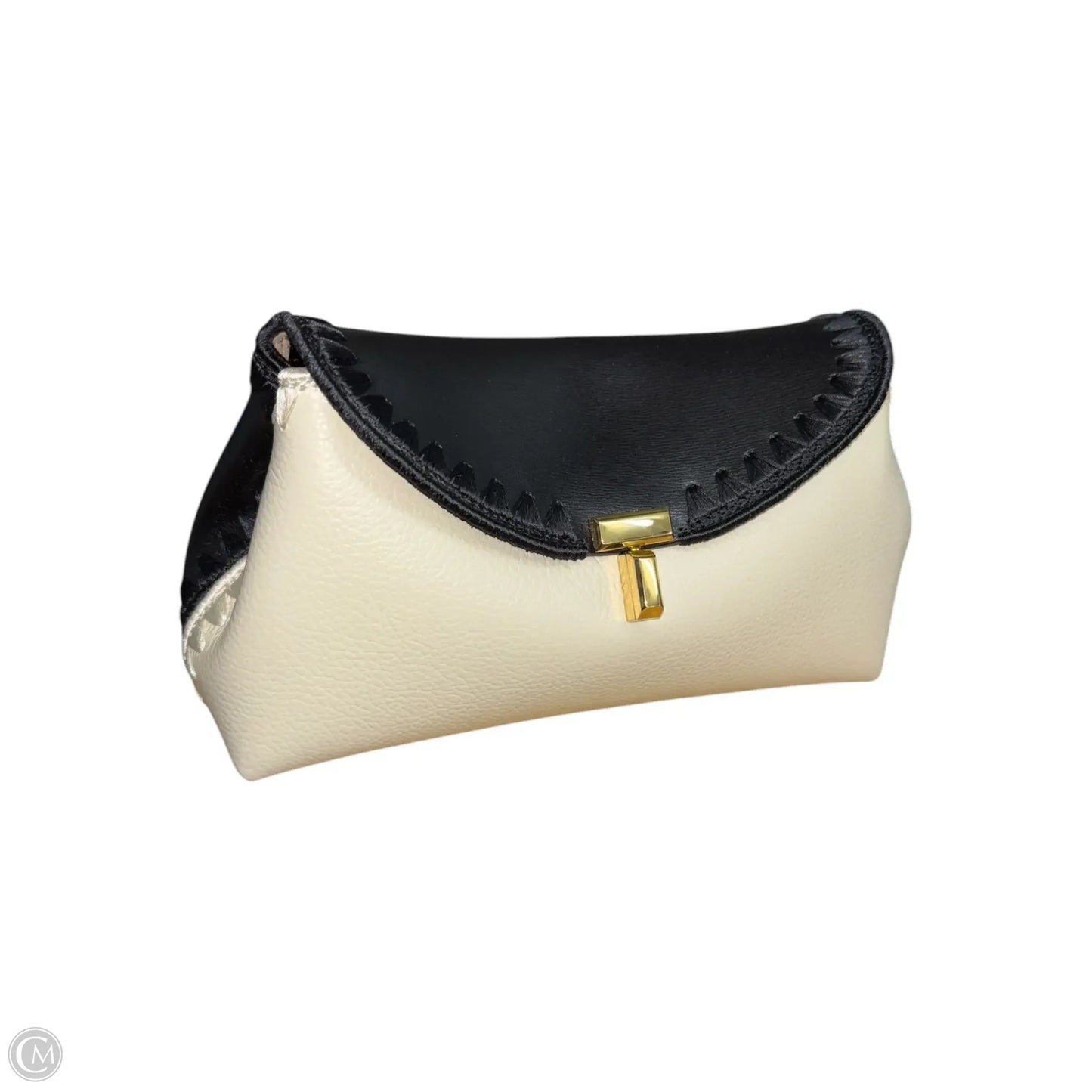 Clutch Leather By Clothes Mentor, Size: Small