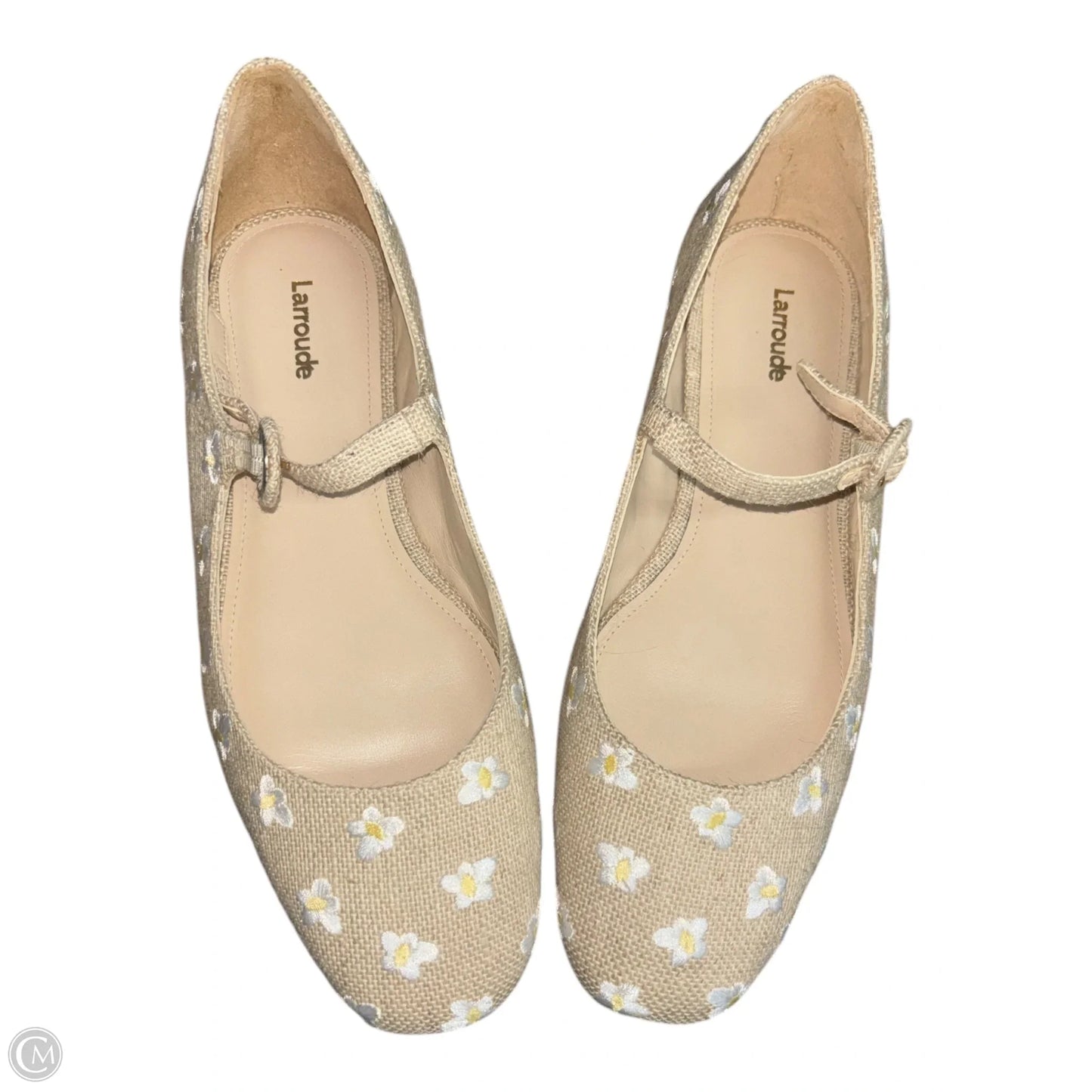 Shoes Flats By Clothes Mentor In Tan, Size: 9