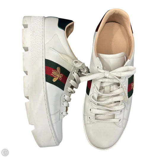 Shoes Luxury Designer By Gucci In White