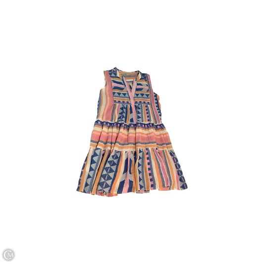 Dress Casual Midi By Devotion Twins In Blue & Pink, Size: S