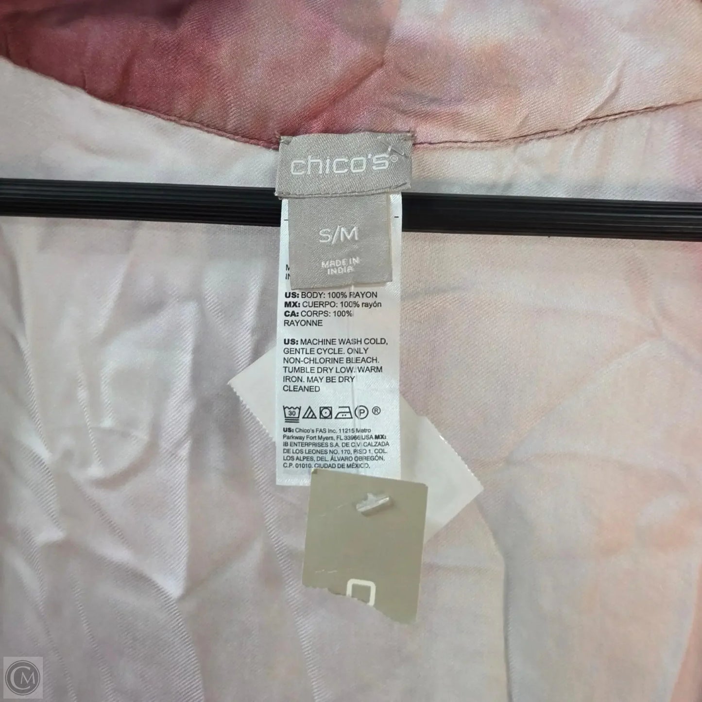 Cardigan By Chicos In Pink, Size: S