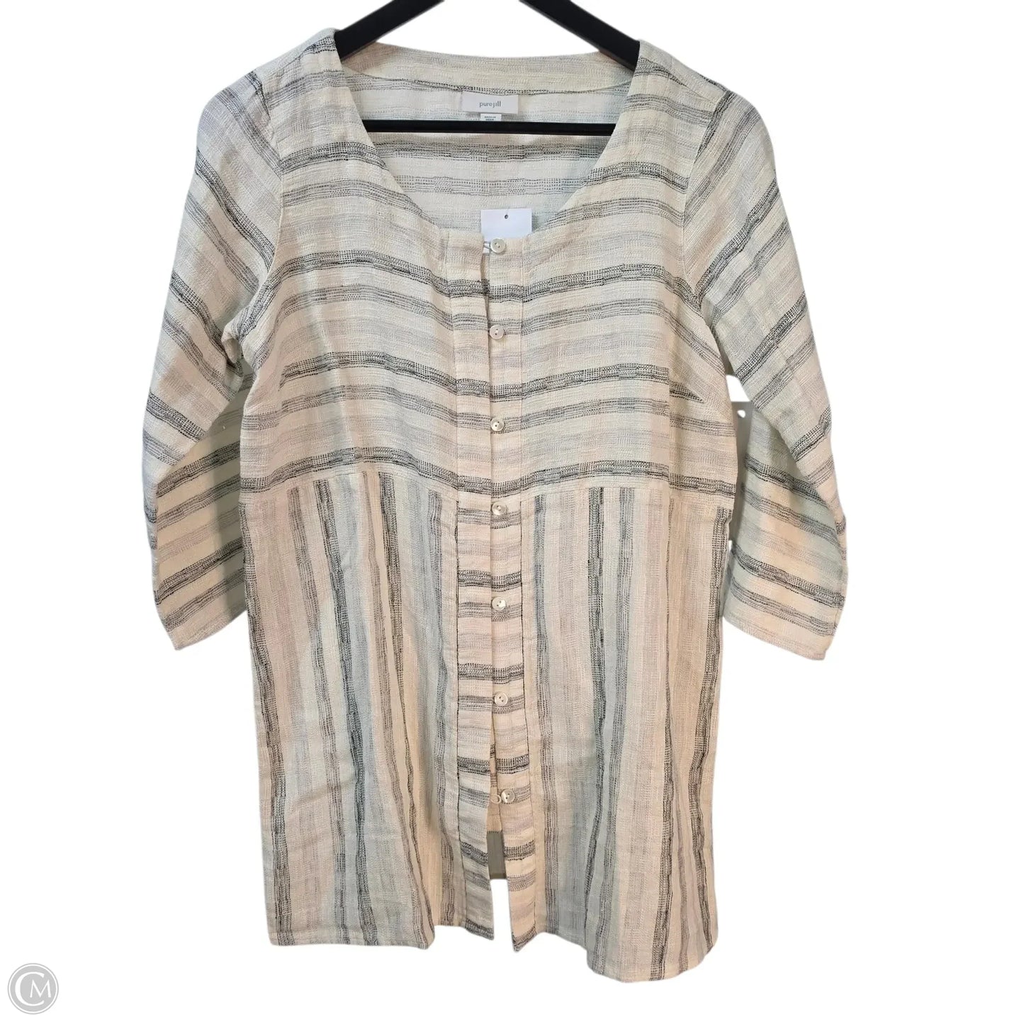 Tunic Long Sleeve By Pure Jill In Cream, Size: Xsp
