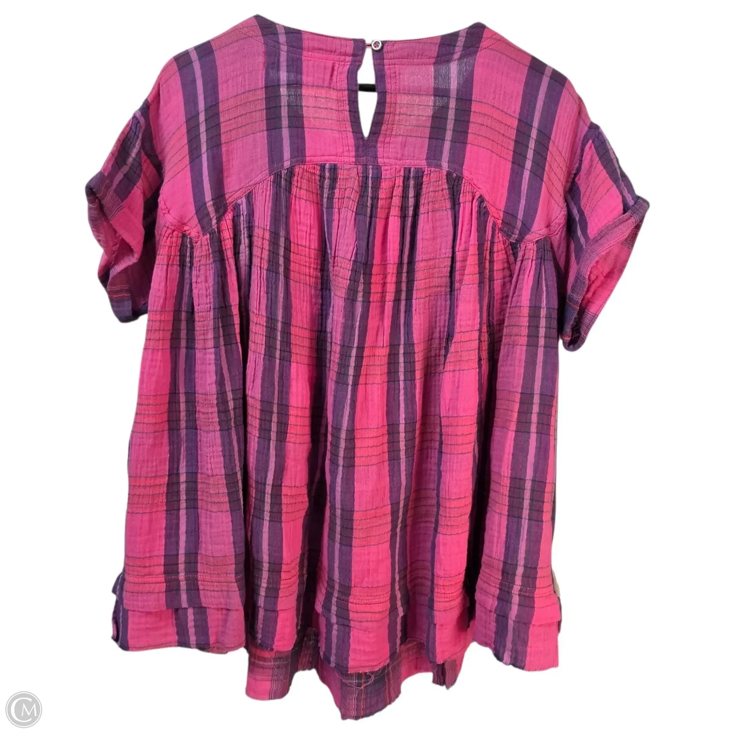 Tunic Short Sleeve By We The Free In Pink, Size: Xs