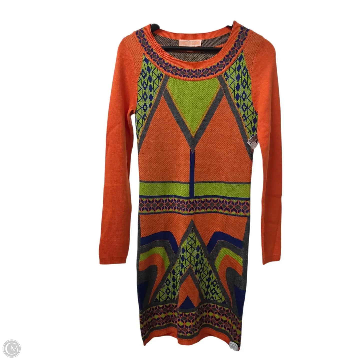 Dress Casual Midi By Clothes Mentor In Orange, Size: M