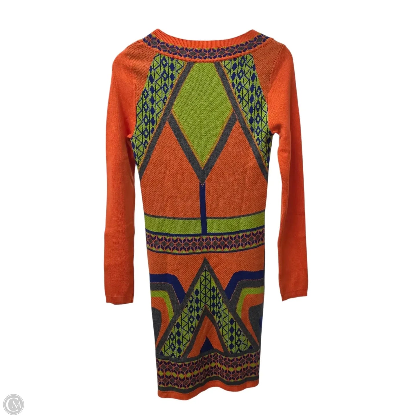 Dress Casual Midi By Clothes Mentor In Orange, Size: M