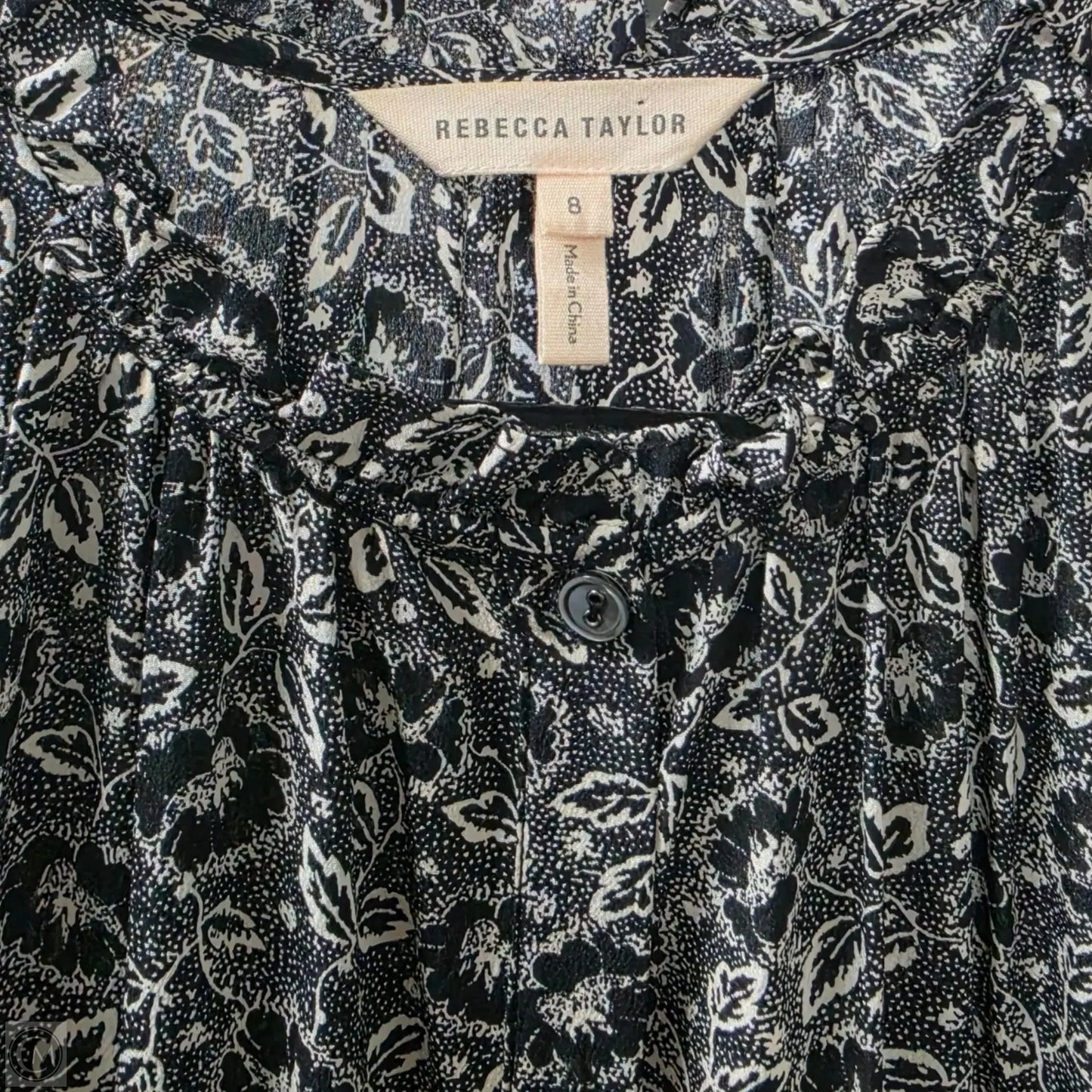 Dress Casual Midi By Rebecca Taylor In Black, Size: 8